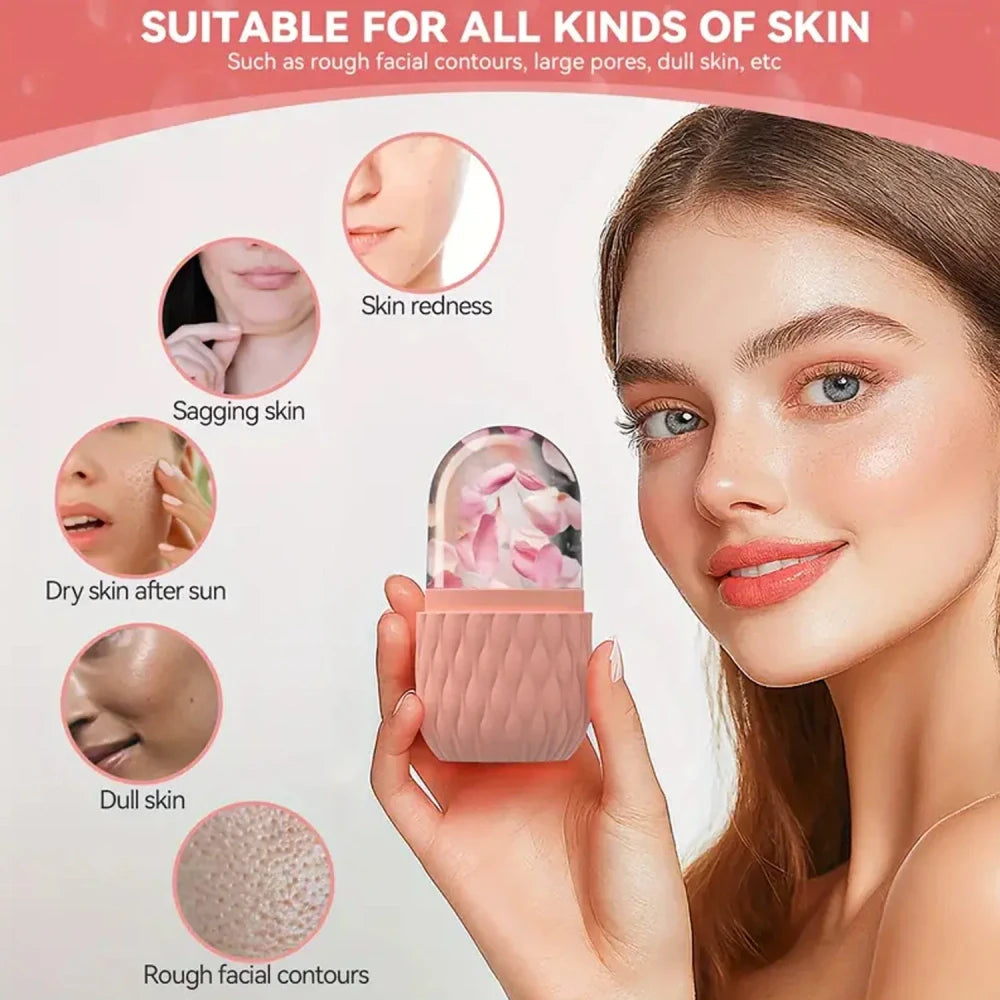 Reusable Silicone Face Ice Roller