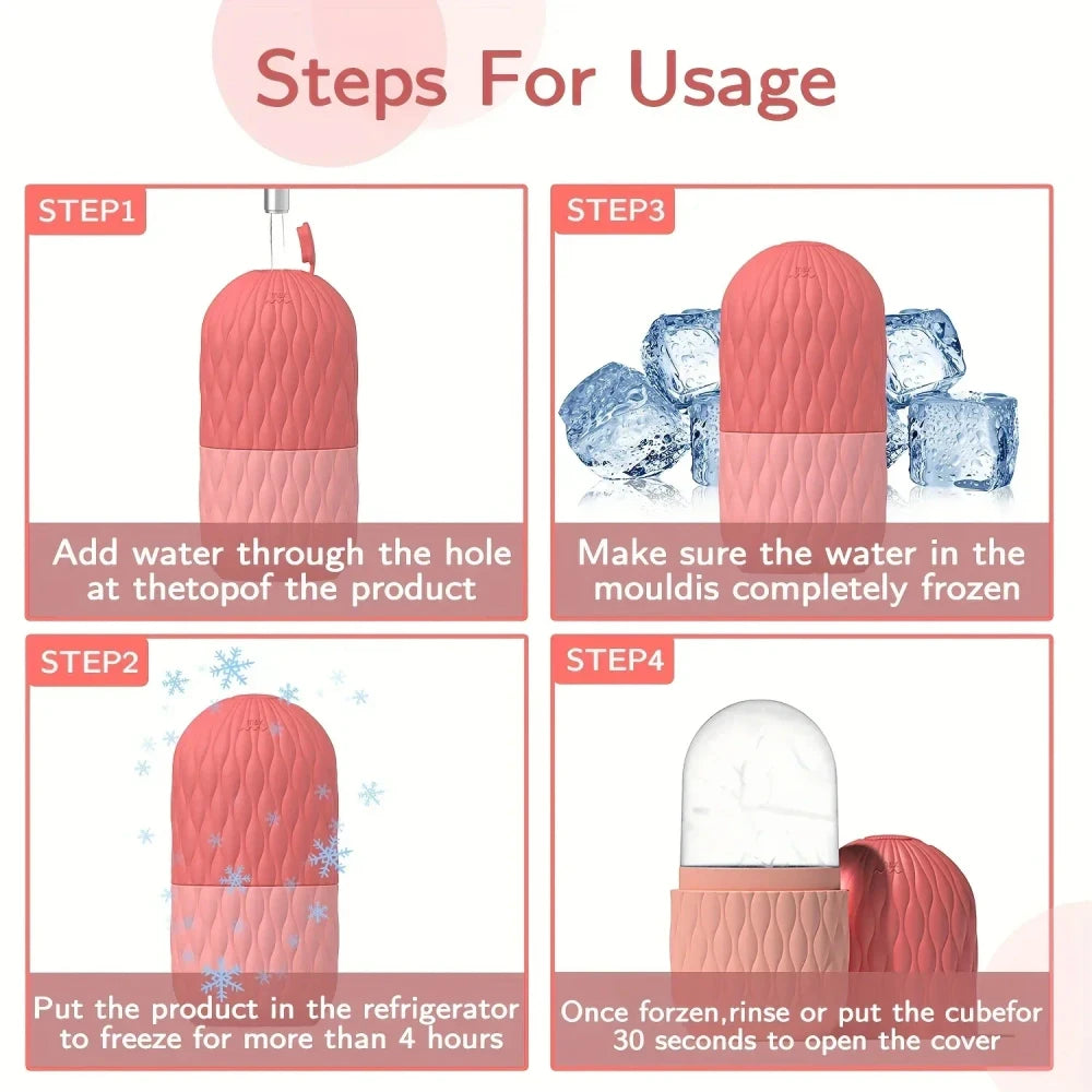 Reusable Silicone Face Ice Roller