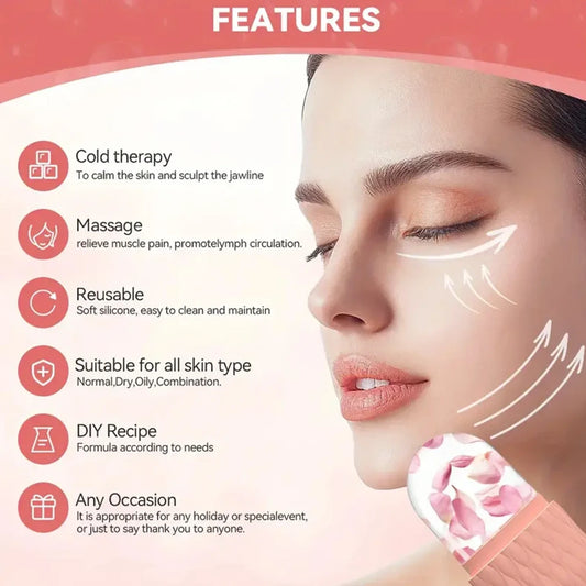 Reusable Silicone Face Ice Roller